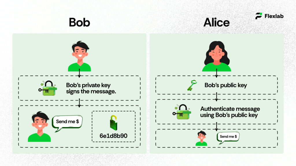 Present example on Digital Signatures