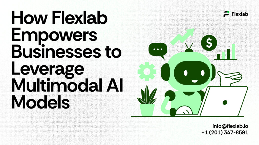 Visual showing how Flexlab helps businesses adopt advanced AI tools