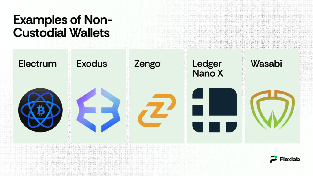 Examples of Non-Custodial Digital Wallets