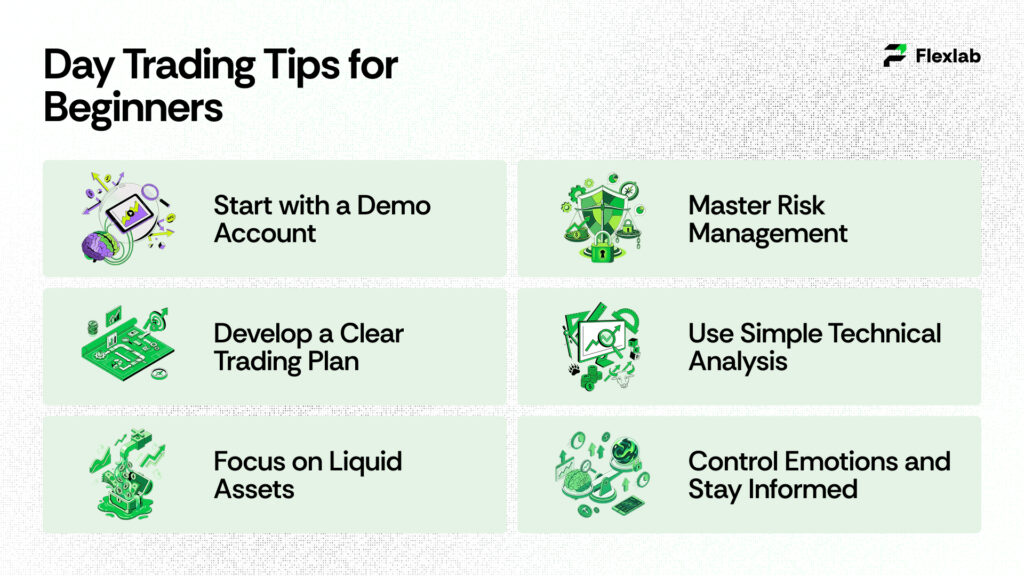 Trader reviewing tips on trading screen