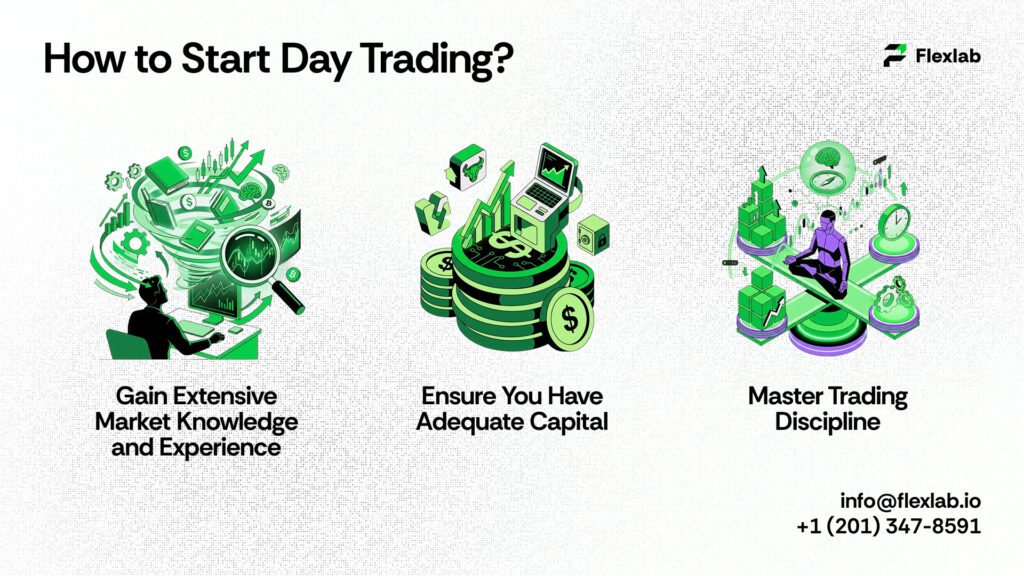 Person analyzing market data before placing trades