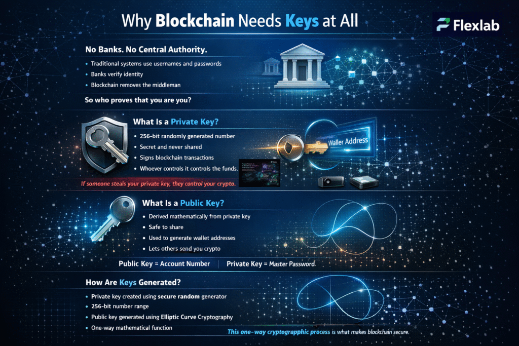 Why Blockchain Needs Keys at All?