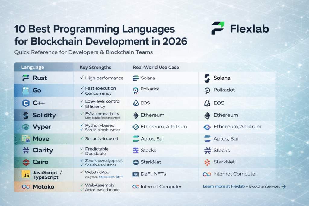 10 Best Programming Languages for Blockchain Development