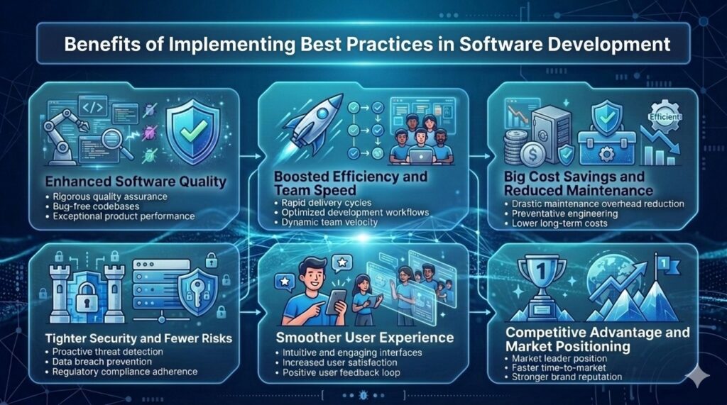 Benefits of Implementing Best Practices in Software Development