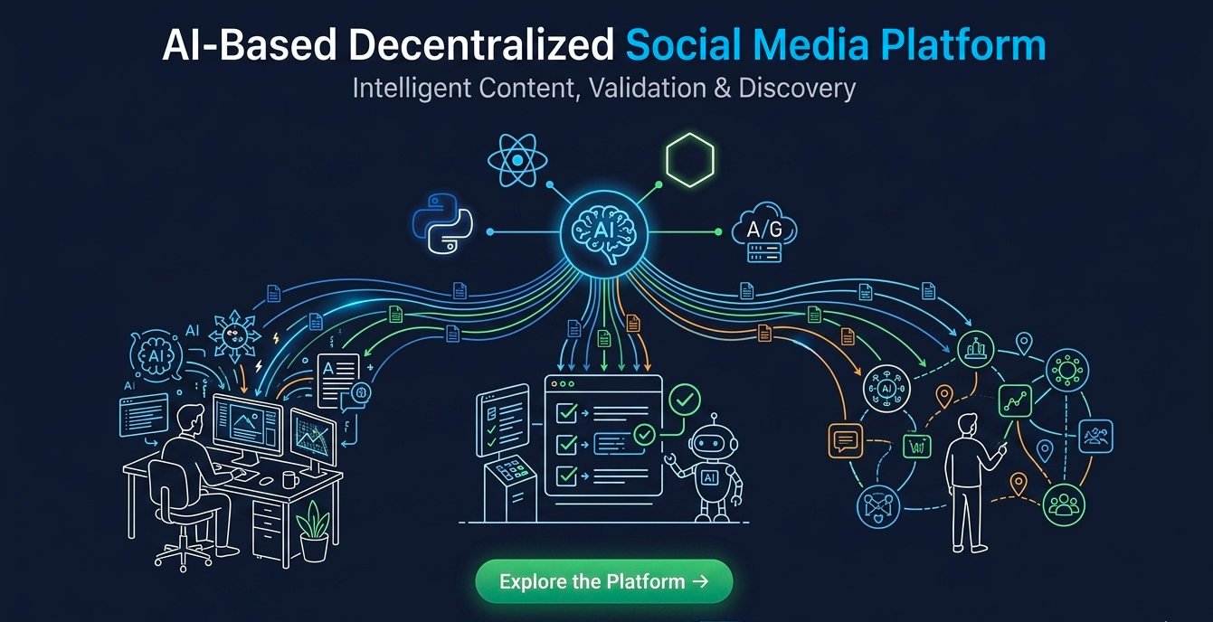 AI-Based Decentralized Social Media Platform