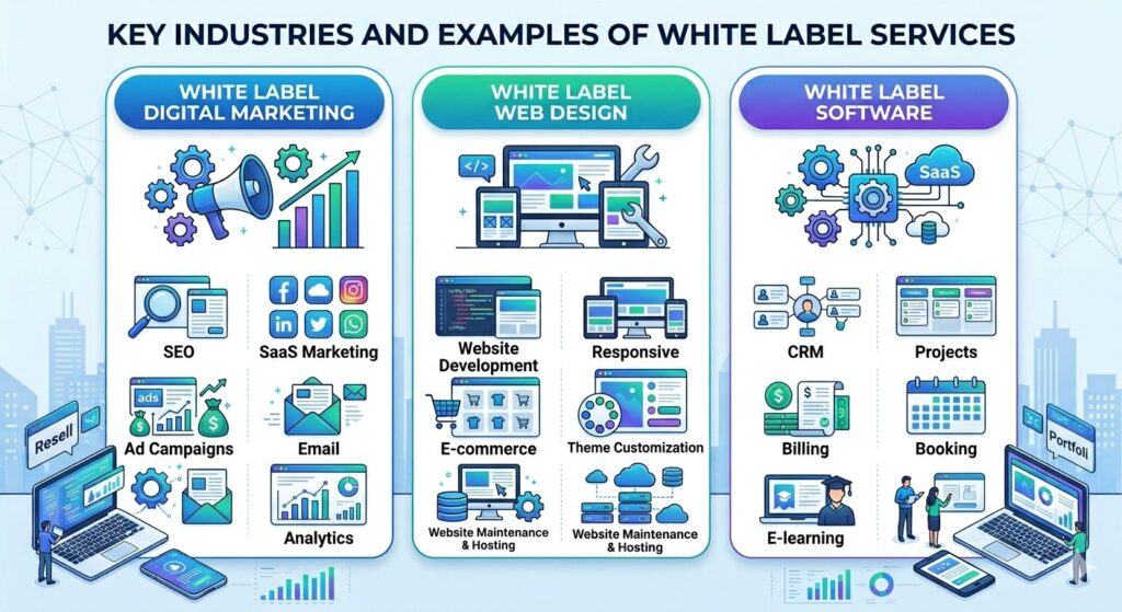 Key Industries and Examples of White Label Services