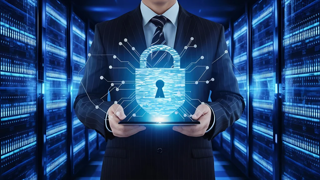 What is the security system of blockchain?